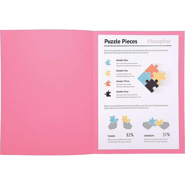 DOSSIERMAPPEN JURA ROZE PK 100