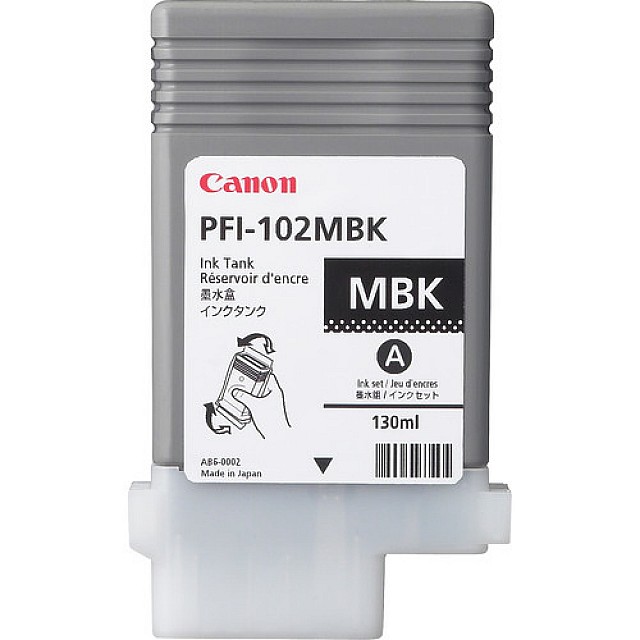 CANON PFI-102MBK dye inktcartridge matzwart standard capacit