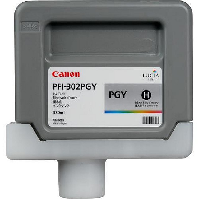 CANON PFI-302PGY inktcartridge foto grijs standard capacity