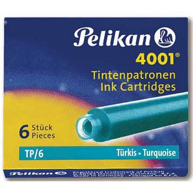 INKTPATROON 4001 TURKOOIS 6X