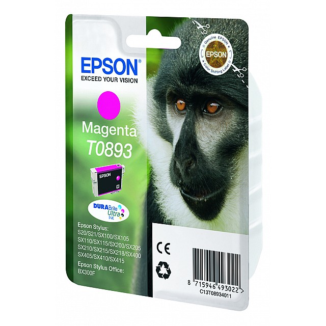 EPSON T0893 inktcartridge magenta low capacity 3.5ml 1-pack