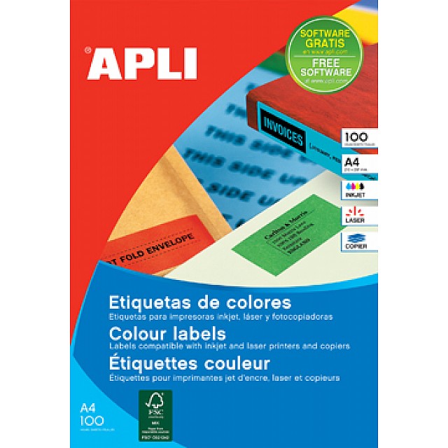 APLI 105X148 GROEN ILC 20P