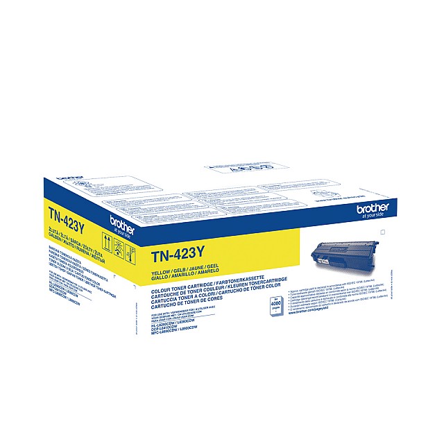BROTHER TN423Y Toner Cartridge Geel Hoge Capaciteit 4.000 pa