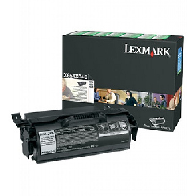 LEXMARK X654, X656, X658 label tonercartridge zwart standard