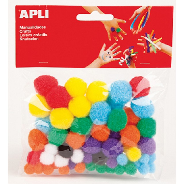 APLI POMPONS ASSORTIE / 78