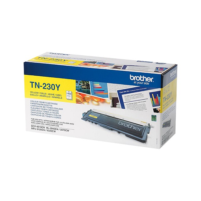 BROTHER TN-230 tonercartridge geel standard capacity 1.400 p