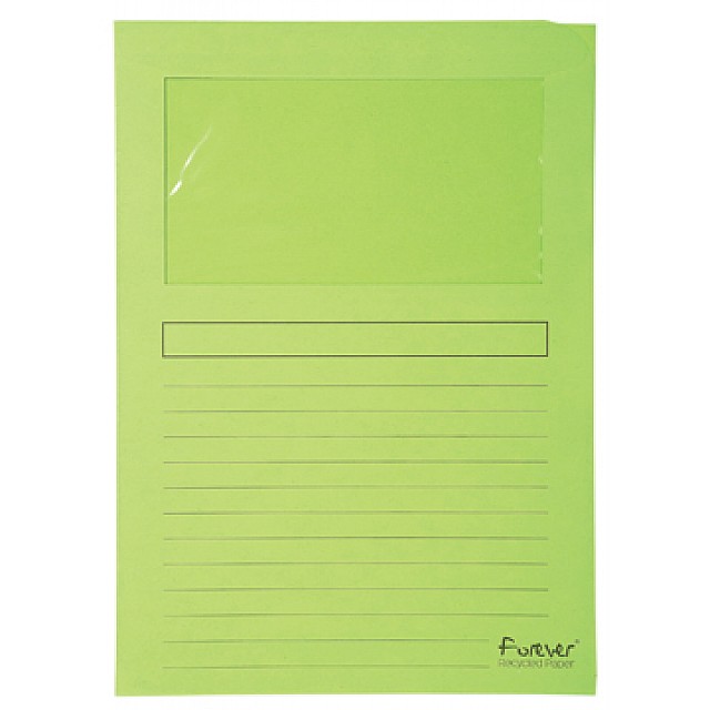 DOSSIERMAP VENSTER L GRN 100X