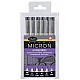 SET PIGMA MICRON 6 BLACK