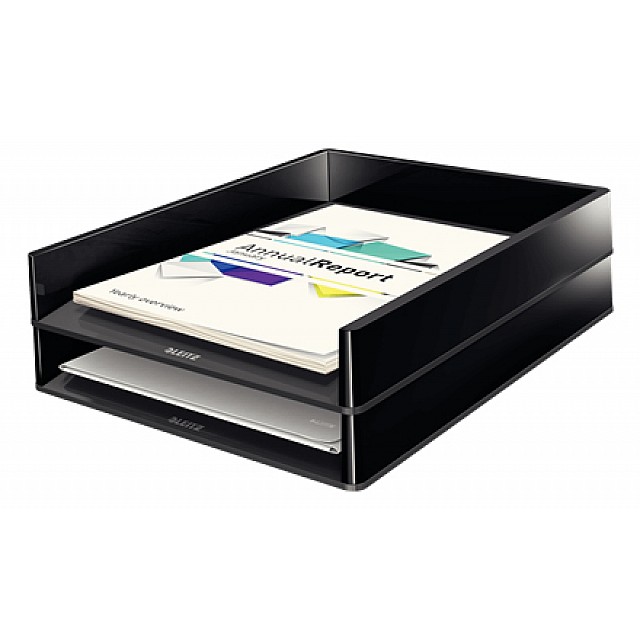 LEITZ DUAL BLACK BRIEVENBAK ZW