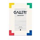 GALLERY TEKENBLOK KLEUR 24.5X34.5