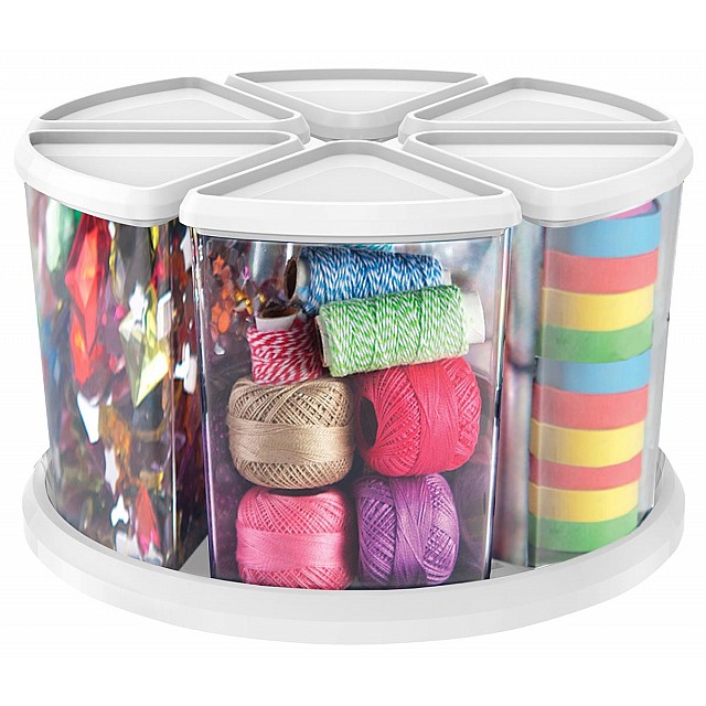 CAROUSEL ORGANISER 6 COMP WIT