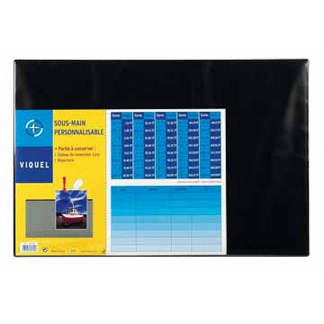 ONDERLEGGER ZW 58,5X39,5CM PER