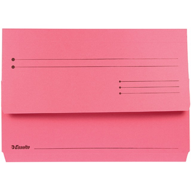 ESSELTE POCKET FILE FOLIO ROOD
