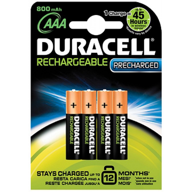 PRE-CHARG AAA BATT DS4 800MAH