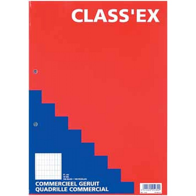 CLASSEX KURSUSBLOK COMMERCIELE RUIT 70G