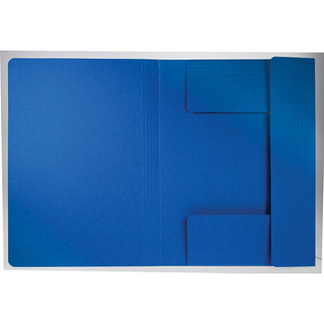 KAFT 3 KLEP BLAUW A4 250GR