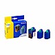 ETIK ROND D12MM 270ST BLAUW
