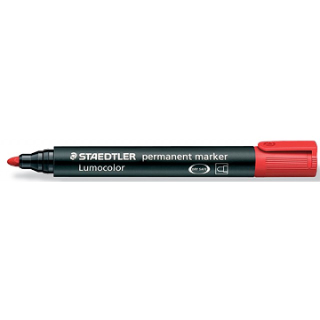 PERM. MARKER ROOD RONDE PUNT