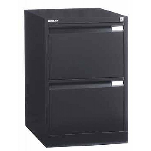 BISLEY HANGMAPPENKAST 2 LADEN ZWART