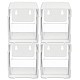 SORTEER KANTELBAKJE WIT 4X