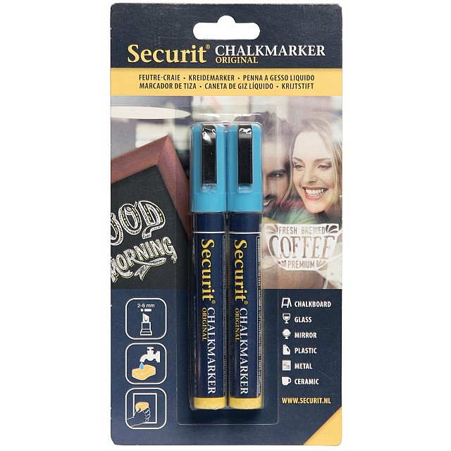 SECURIT KRIJTMARKER M BL BLS2