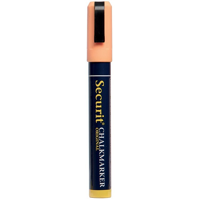 SECURIT KRIJTMARKER MED ORANJE                              