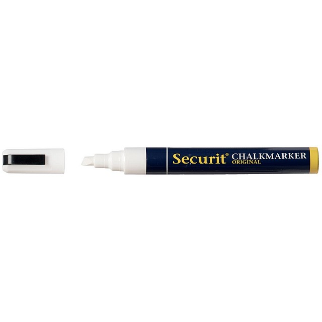 SECURIT KRIJTMARKER MED WIT
