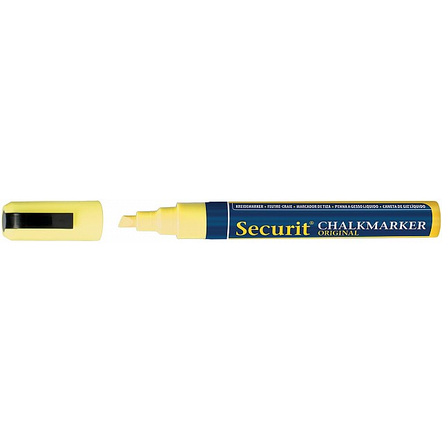 SECURIT KRIJTMARKER MED GEEL