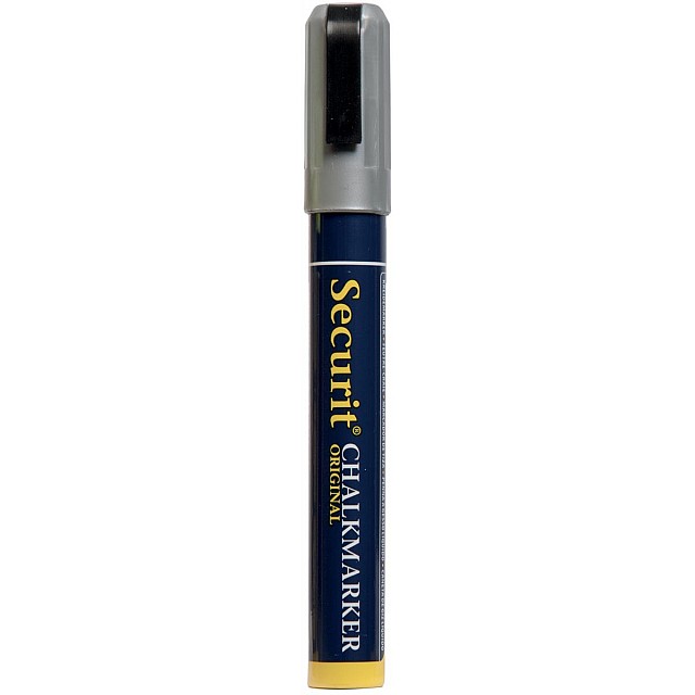 SECURIT KRIJTMARKER MED ZILVER