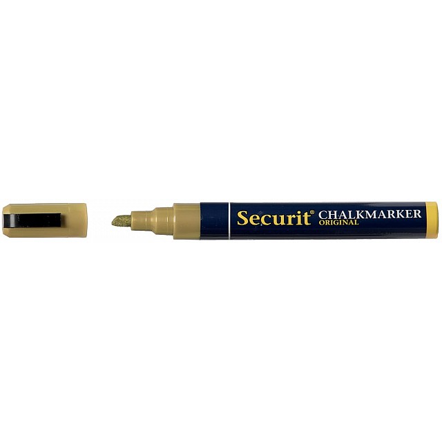 SECURIT KRIJTMARKER MED GOUD