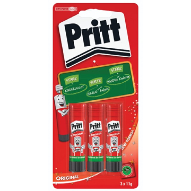 LIJMSTIFT PRITT 3X11G BLS
