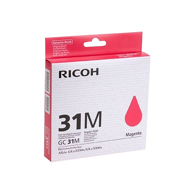 RICOH GC-31M gel cartridge magenta standard capacity 1.000 p