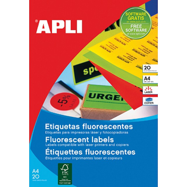 ET160 FLUO ETIK 99,1X67,7MM GL