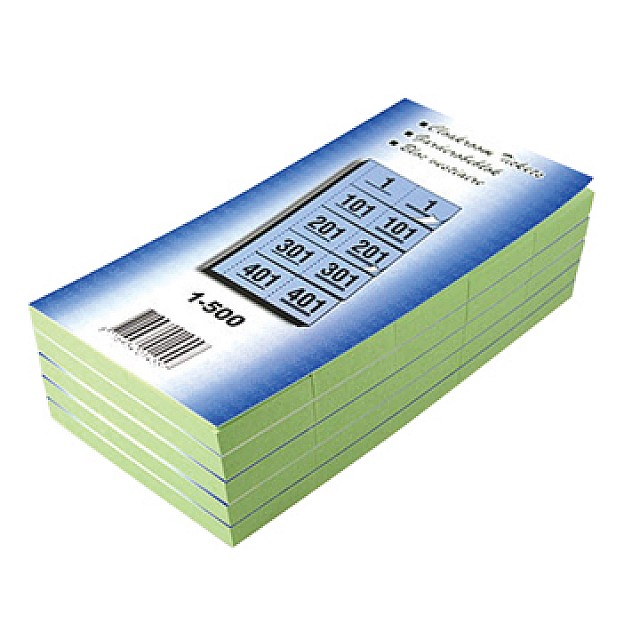 GARDEROBEBLOK 1-500 GROEN