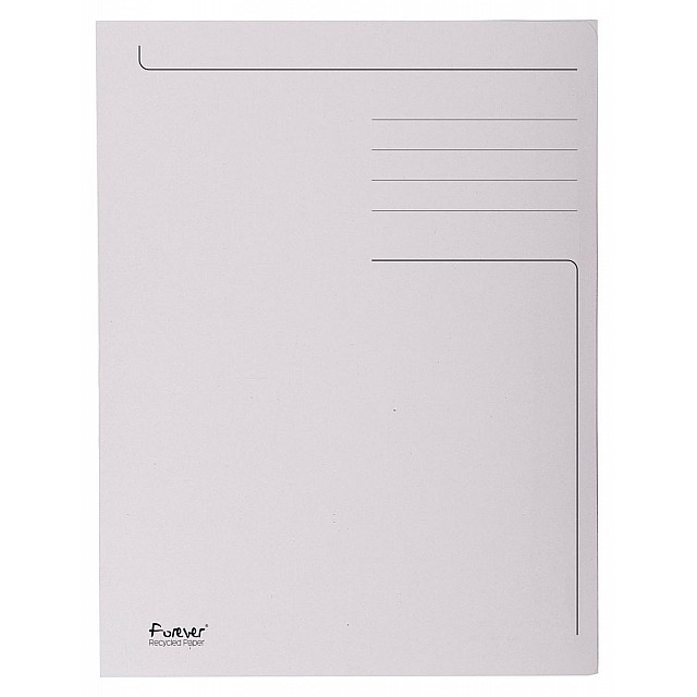 DOSSMP 3KLP FOLIO L GRIJS 50X