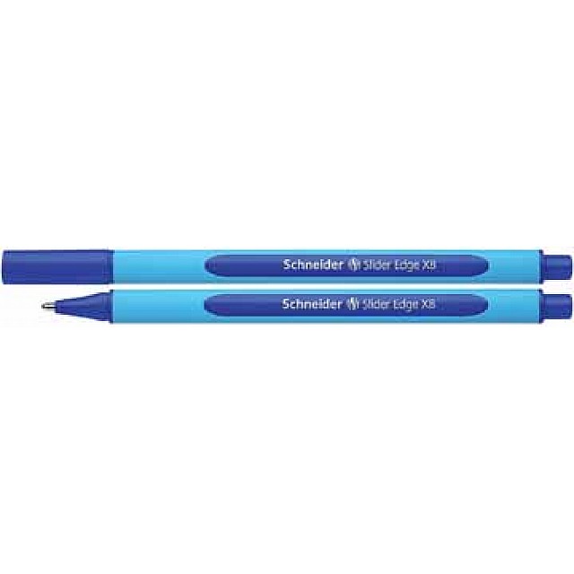 SCHNEIDER balpen SLIDER EDGE XB BLAUW