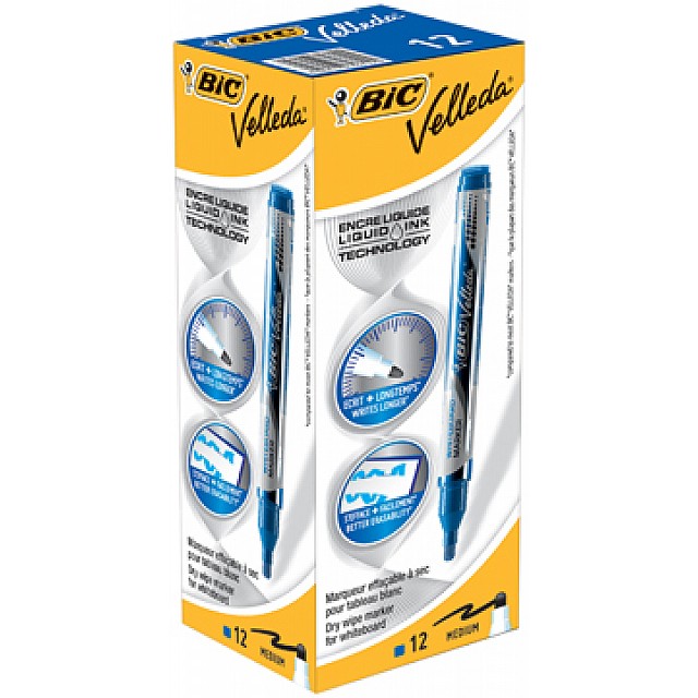 VELLEDA MARKER LIQUID INK BLW