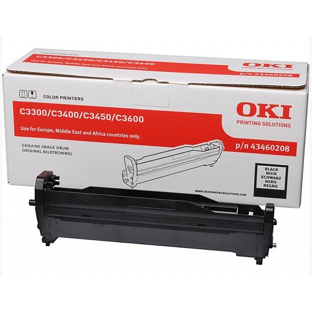 OKI C3300  C3400  C3450  C3600 drum zwart standard capacity