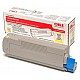 OKI C5600, C5700 tonercartridge geel standard capacity 2.000