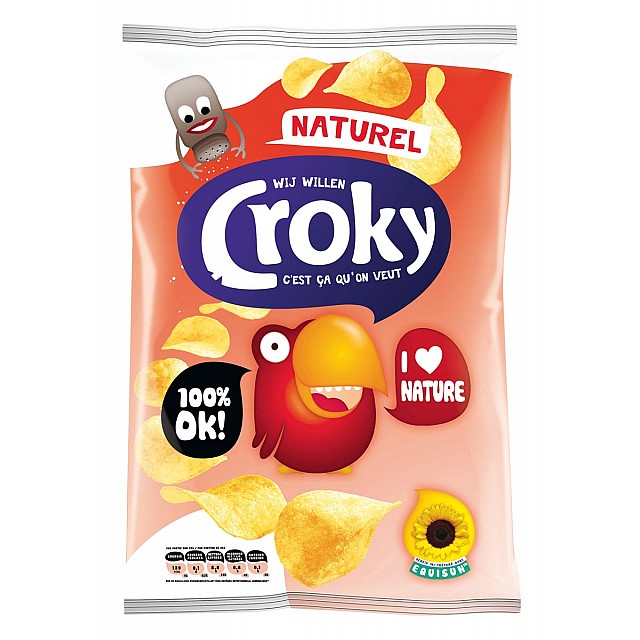 CROKY CHIPS NATUREL 100GR