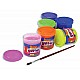 GLITTER PLAKAATVERF 6X55ML