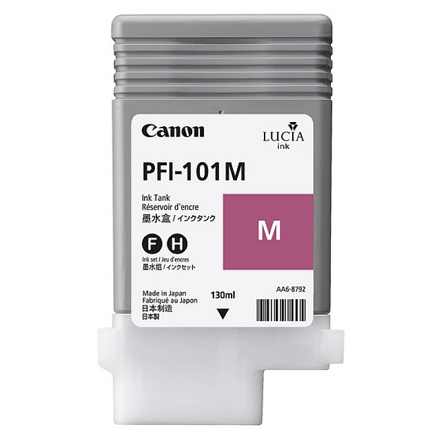 CANON PFI-101M inktcartridge magenta standard capacity 130ml