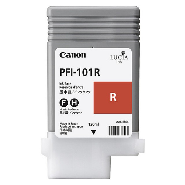 CANON PFI-101R inktcartridge rood standard capacity 130ml 1-