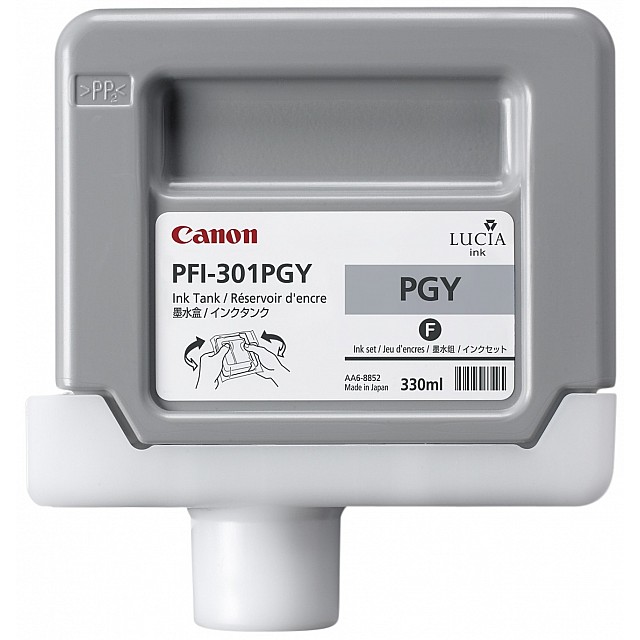 CANON PFI-301PGY inktcartridge pigment foto grijs standard c