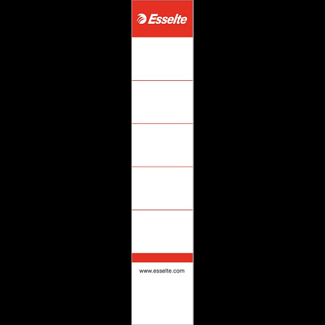 ESSELTE RUGETIKET NIET ZELFKLEVEND 4CM 100 ST