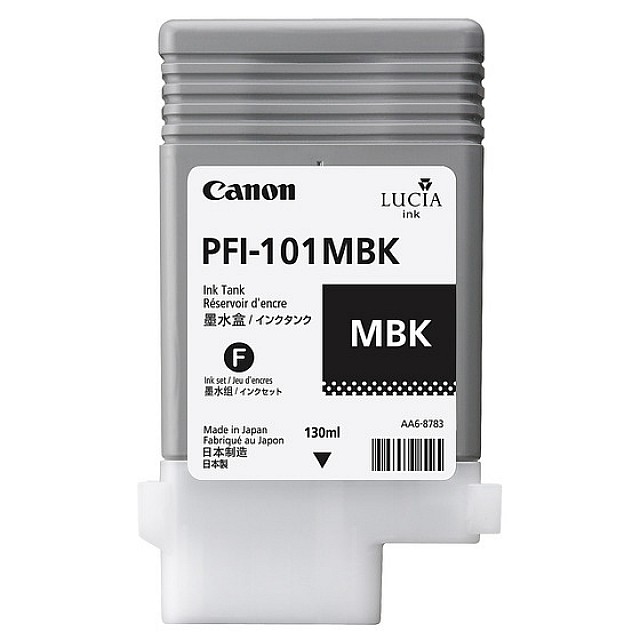 CANON PFI-101MBK inktcartridge matzwart standard capacity 13