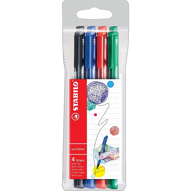 STABILO STIFT POINT MAX 4X