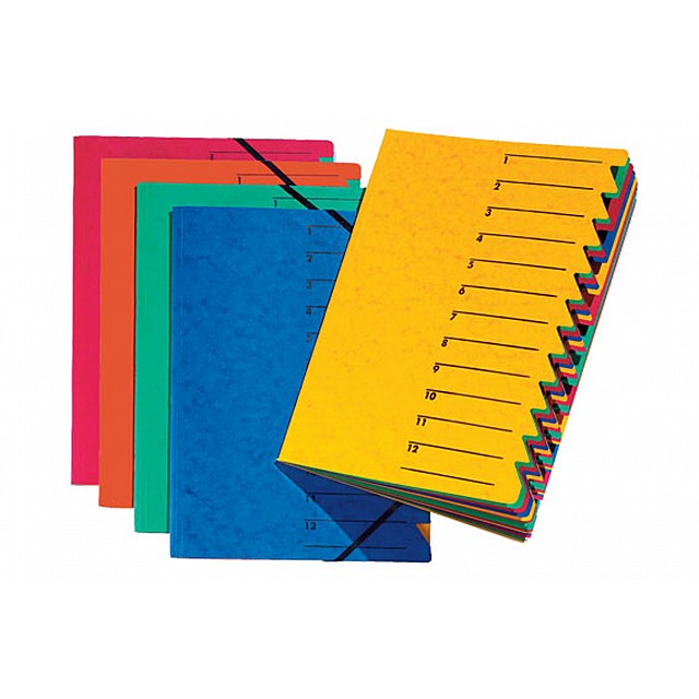 PAGNA VOORORDNER 12VAK ROOD