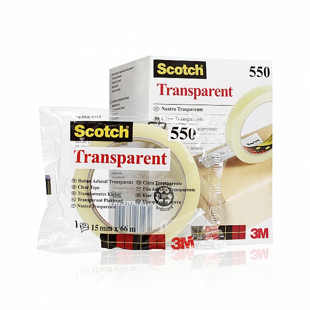 SCOTCH 550 TRANSPARANTE TAPE 19X66 1ST
