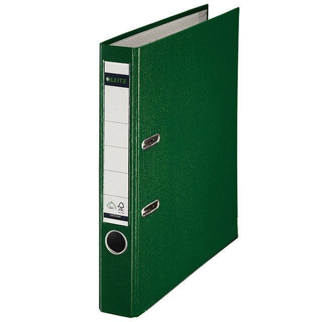LEITZ ORDNER PP A4 52MM GROEN                               